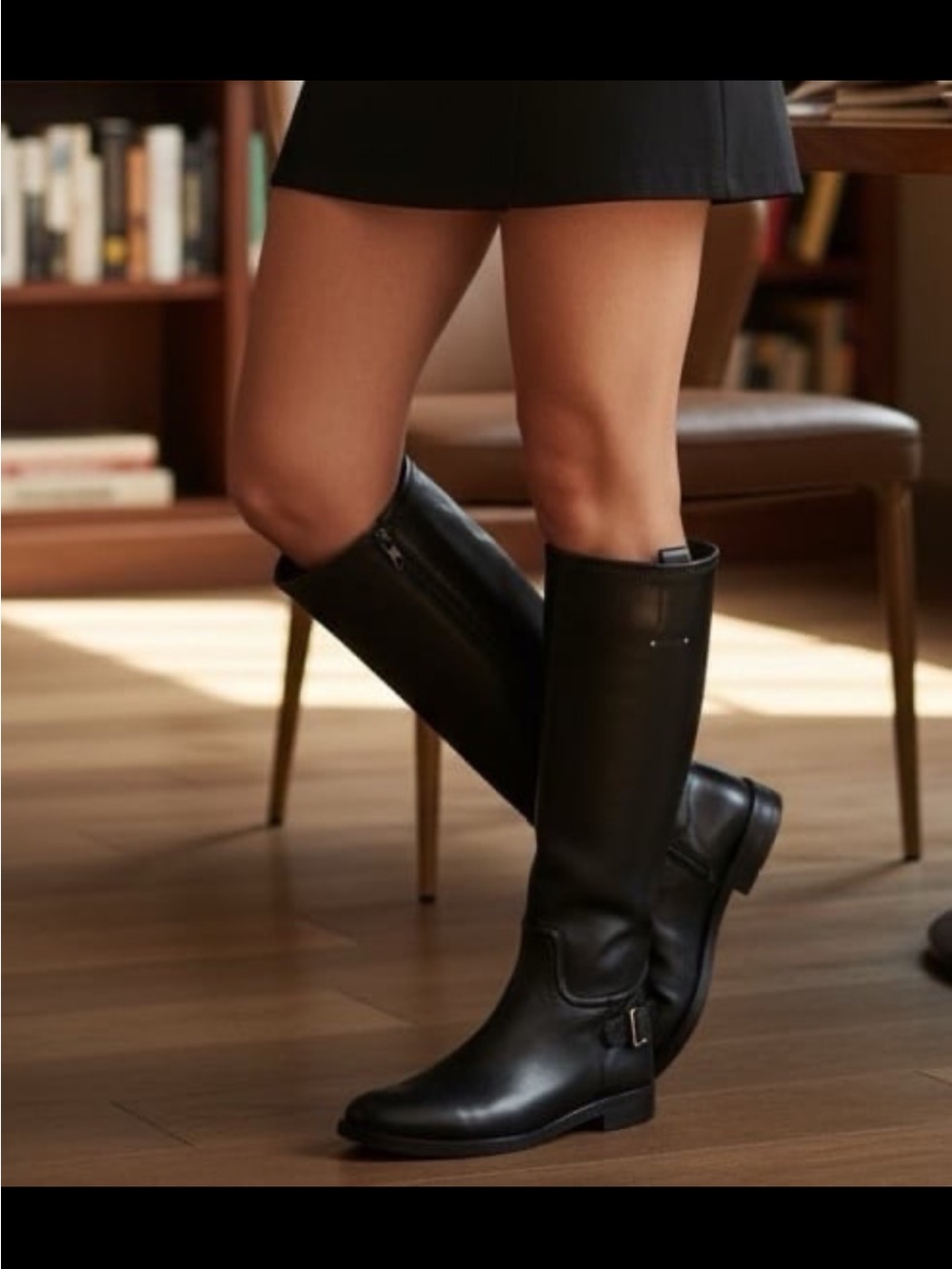 Franco Sarto Black Tall Riding Boots